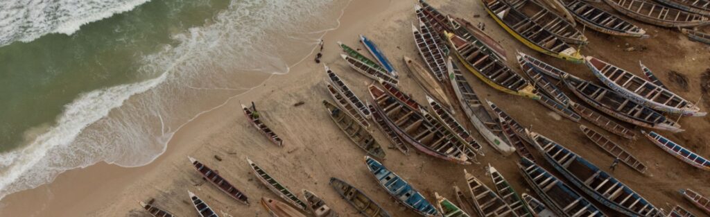 boats on the sand of port peche nouakchott 2023 11 27 04 56 40 utc