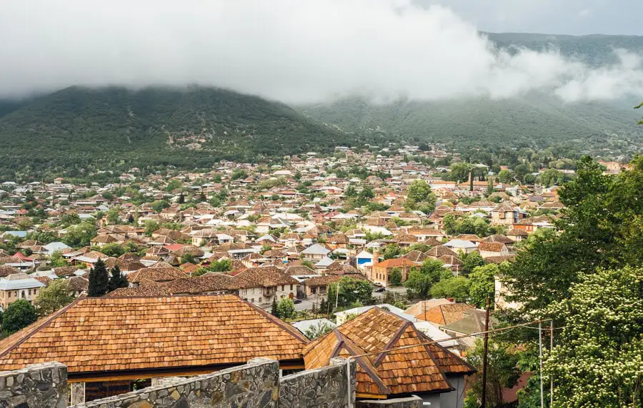 Emily Lush Sheki Azerbaijan city view copy